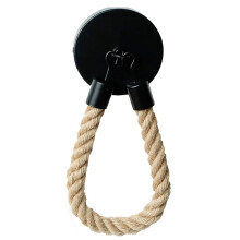 (a-A) Bathroom Roll Tissue Rope Holder Jute Rope Holder Rack Vintage Toilet Roll Paper Holder Wall Mounted Toilet Paper Holder P15F
