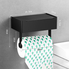 (a-Box C) Stainless Steel Toilet Paper Holder for Bathroom Wall Mount WC Paper Phone Holder Shelf Towel Roll Accessories