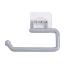 (a-Gray-Short) Adjustable Toilet Paper Holder Self-Adhesive Kitchen Toilet Roll Holder Wc Paper Towel Plastic Rack For Bathroom Tissue Storage