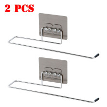(a-2pcs) 2PCS Paper Towel Holder Kitchen Towel Holder Wall Mount Towel Roll Holder No Drilling Bathroom Toilet Paper Dispenser