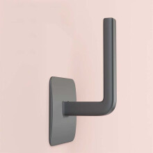 (a-Black) Self-adhesive Toilet Paper Roll Holder Under Cabinet Towel Storage Rack Tissue Hanger Wall Hook Kitchen Organizer Accessories