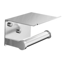 (a-No 01) 304 Stainless Steel Bathroom Toilet Paper Rack Holder Stand Washroom Wall Mount Tissue Roll