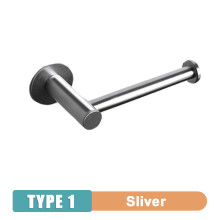 (a-Silver-01) Toilet Paper Holder Wall Mounted Towel Holder for Kitchen Stainless Steel Cabinet Paper Roll Storage Hanger Bathroom Accessories