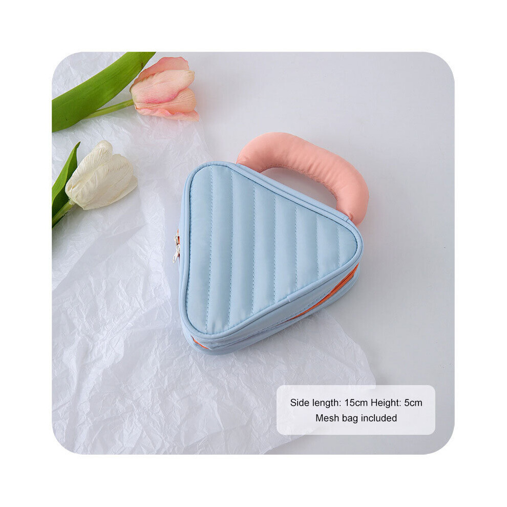 (a-blue S) Women Bag Cosmetic Storage Bag 2022 Large-capacity Portable Skin Care Storage Bag Bathroom Organizer Small Pouch Cosmetic Bag-image-OPC-PCBXQHQ-NEW