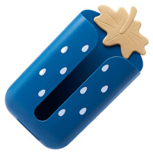 (a-Blue) Wall-mounted Tissue Box Self-adhesive Garbage Storage Organizer Toilet Paper Holder Container Blue