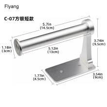 (a-Black) Wall-mounted metal perforated kitchen paper towel rack, cabinet, gold kitchen toilet creative paper rack toilet paper holder