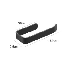 (a-Normal size) Toilet Paper Holder Tissue Roll Holder Hanger Matte Black Bathroom Accessories 304 Stainless Steel Wall Mount WC Paper Holder