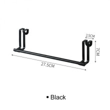 (a-02) Saving Space Bar Hanging Holder Bathroom Shelf Stainless Steel Wall-mounted Multifunction Home Organizer For Apartments Condos