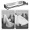 (a-Black2pcs) Paper Towel Holder Stainless Steel Space-saving Tissue Storage Bracket Silver 7