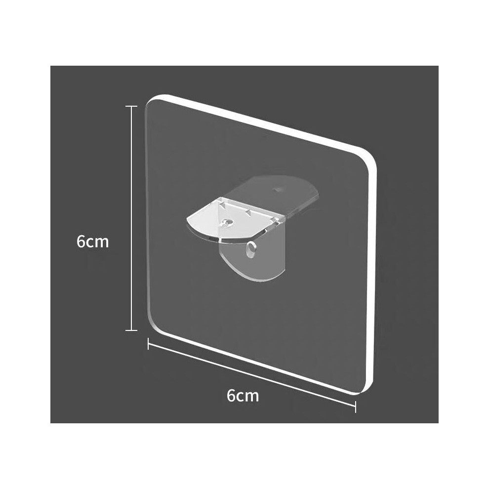 (A-A) 10Pcs Strong Shelf Support Adhesive Pegs Closet Cabinet Layered Partition Board Fixed Bracket Paste Hook Furniture Hardware 4854201224170