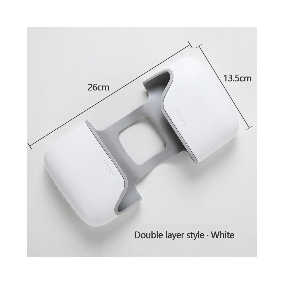 (A-White 2) Kitchen Sink Rack Rag Sponge Storage Rack Hanging Faucet Drain Basket Soap Holder Organizer Bathroom Kitchen Sink Accessories 4854327898095
