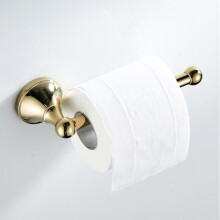 (a-Gold) White WC Roll Holder Copper Wall Mouted Creative Modern Bathroom Kitchen Bath Towel Paper Hanger Metal Hang Toilet Tissue Shelf