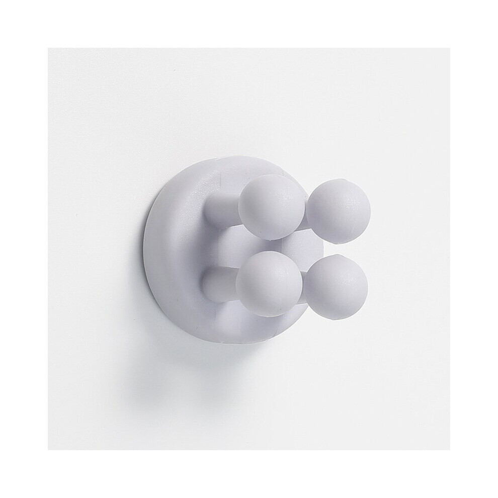 (a-Blue) Silicone Self-Adhesive Hooks Seamless Door Hangers Bedroom Punch-Free Hook Key Umbrella Hangers Towel Racks for  Wall Decoration-image-OPC-PCBXTFZ-NEW