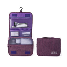 (a-purple) Hanging Travel Big Cosmetic Toiletry Bag Women Men Necessary Make Up Beauty Vanity Cases Organizer Accessory Storage Wash Pouch