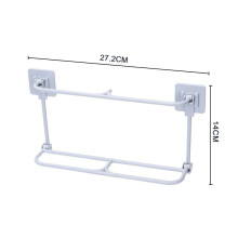 (a-Type-B-2) Wall Mounted Shoe Rack Foldable Shoes Hanger Slippers Drain Storage Rack Shelf Shoe Hanging Holder Bathroom Organizer