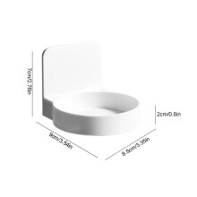 Wall Mounted Bottle Hanging Holder Soap Dispenser Tray Self Adhesive Dispenser Cups Cans Bottles Jewelry Rack Bathroom Organizer