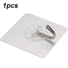 (a-1pcs) Wall Hooks Self Adhesive Door Hooks For Key Rack Towel Holder Hang on the Wall Hanging Hooks Bathroom Accessories 1/2/3Pcs