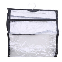 (a-Black Small) Travel Waterproof Hook Wash Bag Hanging Makeup Bag Wall Hanging Organizer Storage Bathroom Shower Accessories Towel Clothes bag