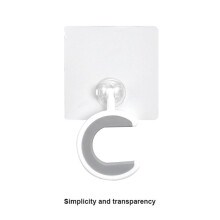 (a-01) Wall Mount Broom Hanger Hook Mop Organizer Holders Self-adhesive High Quality Suction Hanging Racks Kitchen Bathroom Storage