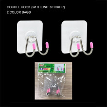 (a-2pcs hooks M) Practical Bathroom Towel Hook New Punch-free Kitchen Storage Hooks Self-adhesive Viscose Hooks Wall Hook Stainless Steel