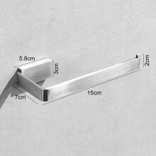 (a-D-Brush) ELLEN Black Bathroom Toilet Paper Holder Gold Roll Tissue Holder Bathroom Hardware Stainless Steel EL40866