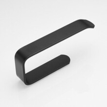 (a-Black Short) Black White Wall Mounted Bathroom Toilet Tissue Roll Paper Holder Towel Bar Rack Kitchen Accessories Ware Toiletries Shelves