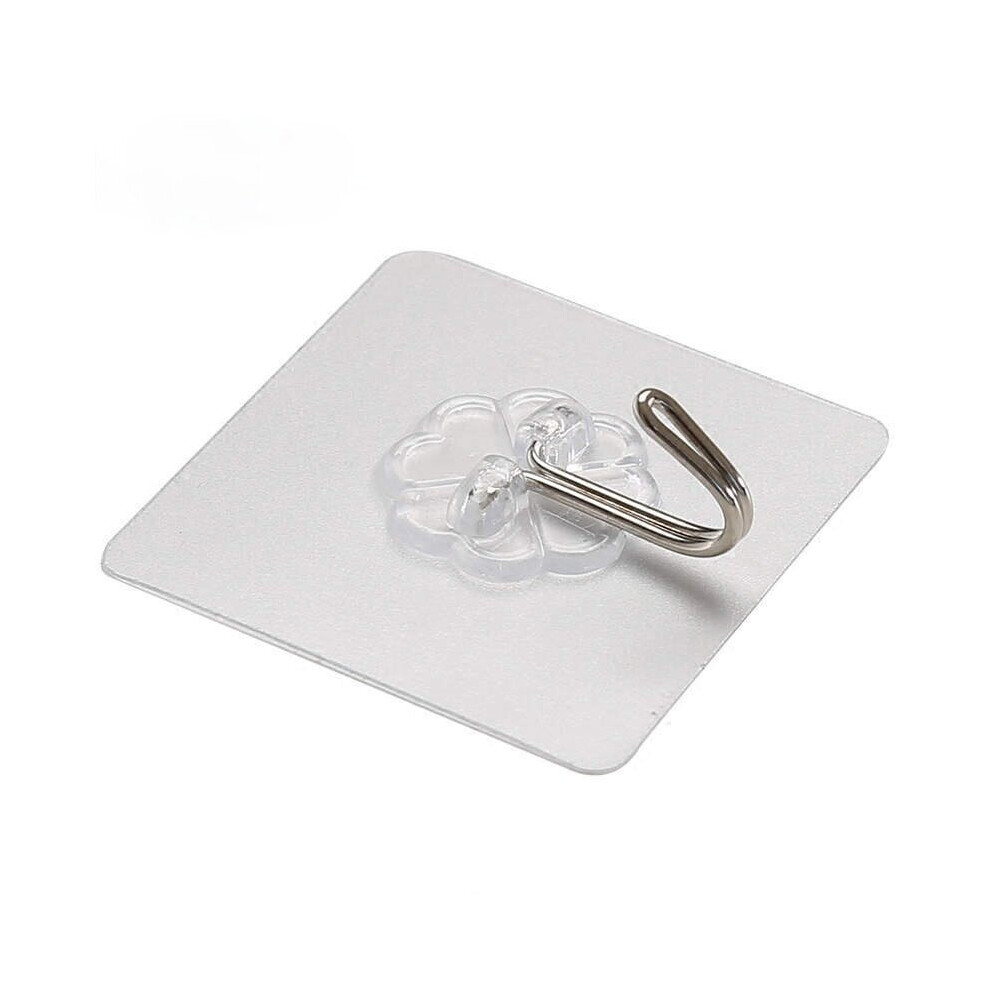 (A-Transparent 15Pcs) 1/15/30Pcs Hooks For Bathroom Self Adhesive Door Wall Hook Hanger Suction For Kitchen Storage Garlands Towel Hanging Hooks 4854201206169
