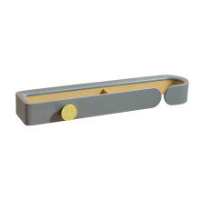 (a-Gray 1 Pc) 1/2/3 Slippers Rack Wall Mounted Bedroom Living Room Shoe Hanging Holder Drain Storage Removable Space Saving Organizer Gray