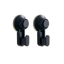 (a-2pcs black) 1/2Pcs Vacuum Holder Wall Heavy Load Strong Waterproof Reusable Towel Kitchen Bathroom Powerful Suction Cup Hooks Hanging Tool