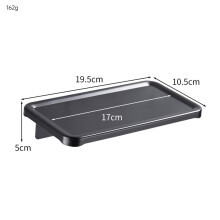 (a-Black B) Toilet Paper Holder Bathroom Wall Mount WC Paper Phone Holder Shelf Towel Roll shelf Accessories