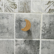 (a-Moon shape) Nail-free Paper Towel Holders cotton rope kitchen bathroom accessories paper hanging decor