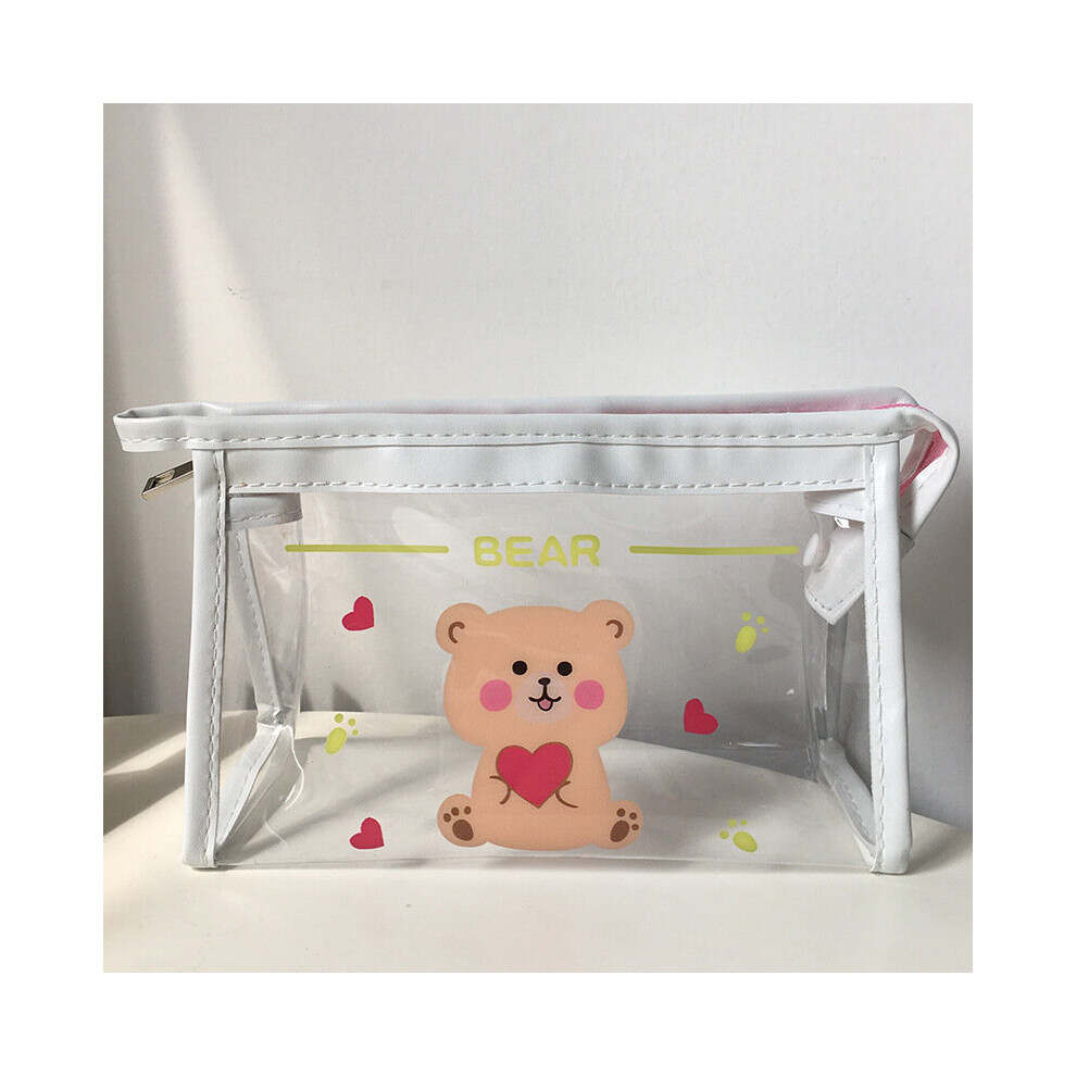 Dechoicelife (A-No.01) Ins Storage Bags Organizer Cosmetic Cute Pen Bag Female Portable Handbags High-Level Travel Storage Bag Wash Bag Home Organizer