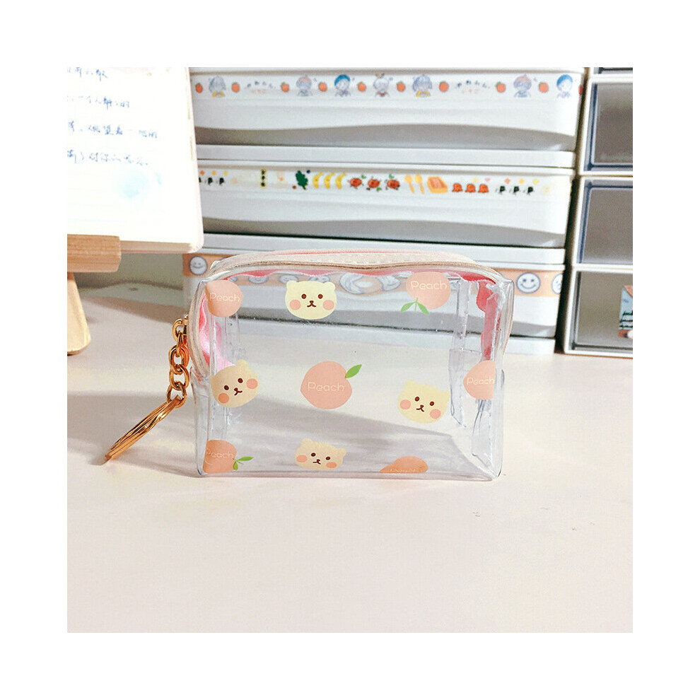 Dechoicelife (A-No.18) Ins Storage Bags Organizer Cosmetic Cute Pen Bag Female Portable Handbags High-Level Travel Storage Bag Wash Bag Home Organizer