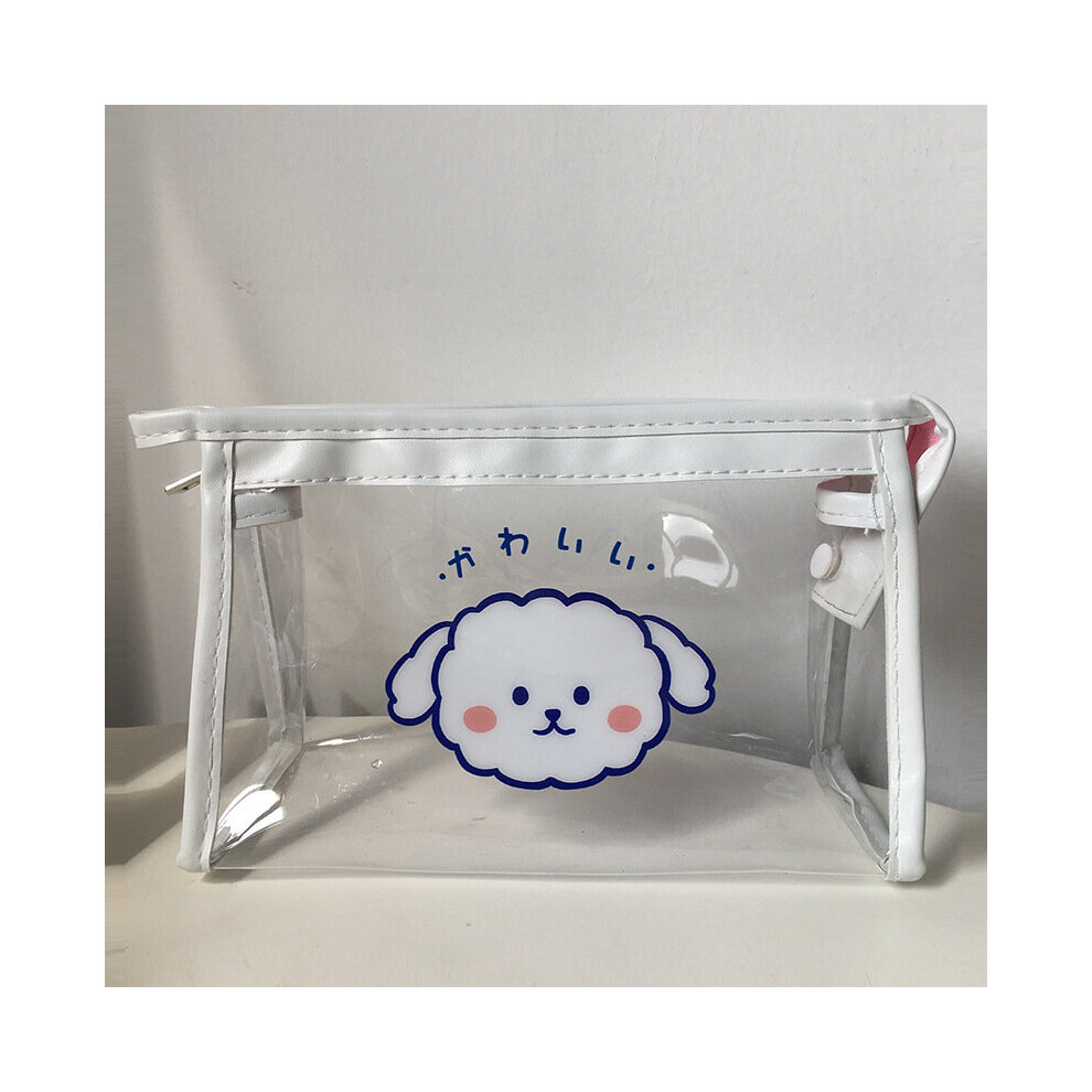 Dechoicelife (A-No.02) Ins Storage Bags Organizer Cosmetic Cute Pen Bag Female Portable Handbags High-Level Travel Storage Bag Wash Bag Home Organizer