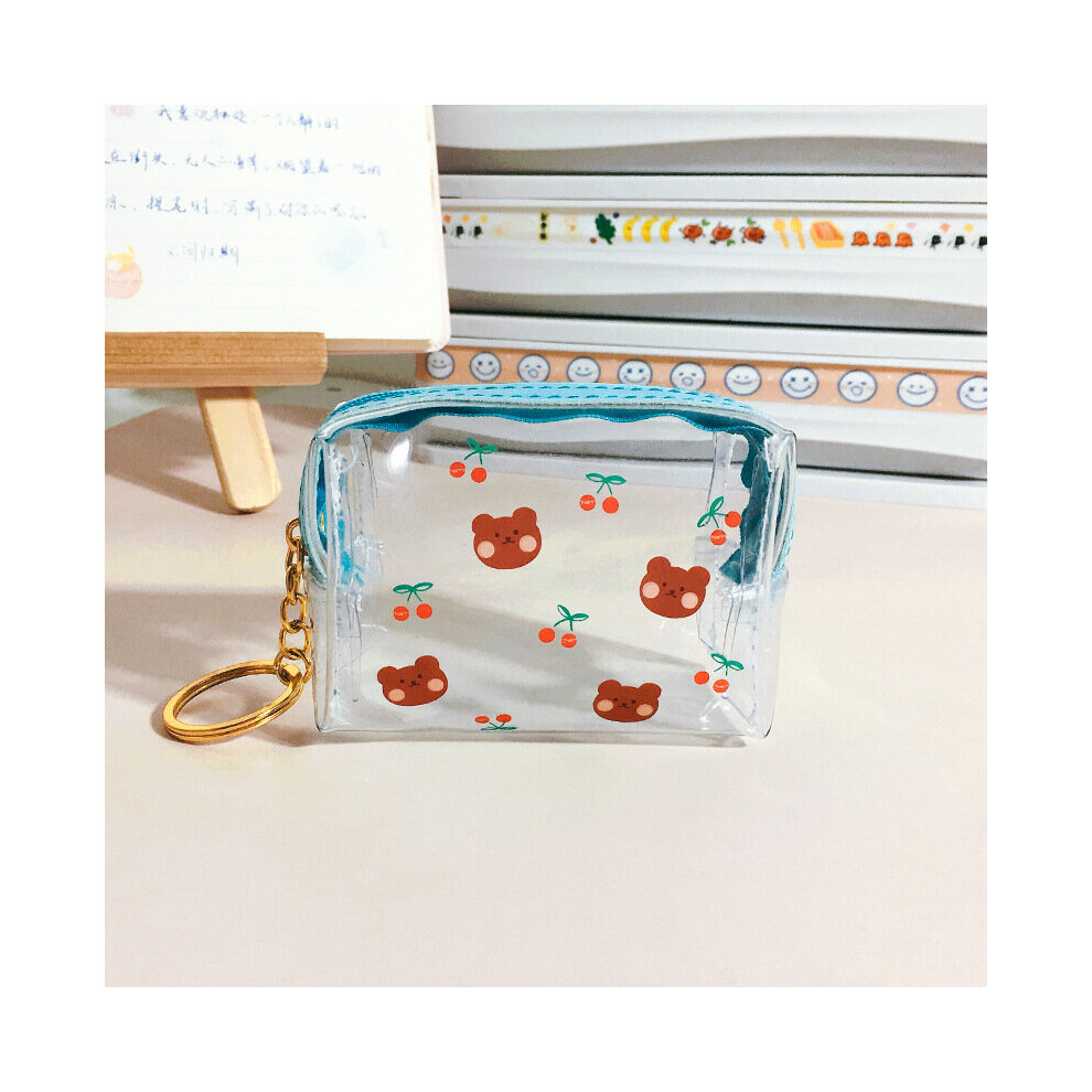 Dechoicelife (A-No.19) Ins Storage Bags Organizer Cosmetic Cute Pen Bag Female Portable Handbags High-Level Travel Storage Bag Wash Bag Home Organizer