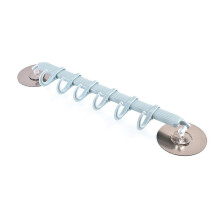 (a-B) Bathroom Storage Rack Towel Holder Self-adhesive Organizer Hooks Multi-purpose Cupboard Storage Shelf Kitchen Accessories