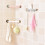 (a-B) Bathroom Storage Rack Towel Holder Self-adhesive Organizer Hooks Multi-purpose Cupboard Storage Shelf Kitchen Accessories 3