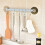(a-B) Bathroom Storage Rack Towel Holder Self-adhesive Organizer Hooks Multi-purpose Cupboard Storage Shelf Kitchen Accessories 7
