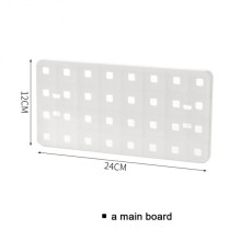 (a-A main board) Non-Perforated Household Hole Plate Wall Multi-layer Rack Floor Wall Hanging Storage Holders Home Finishing Storage Organizer