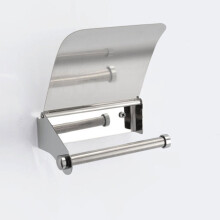 Stainless Steel Toilet Tissue Roll Holder Paper Stand Dispenser Wall Mounted Toilet Paper Holder Bathroom Tissue Towel Accessory