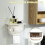 (a-032 Coffee Color) Roll Paper Box Kitchen Paper Rack No Drilling Wall Mounted 2