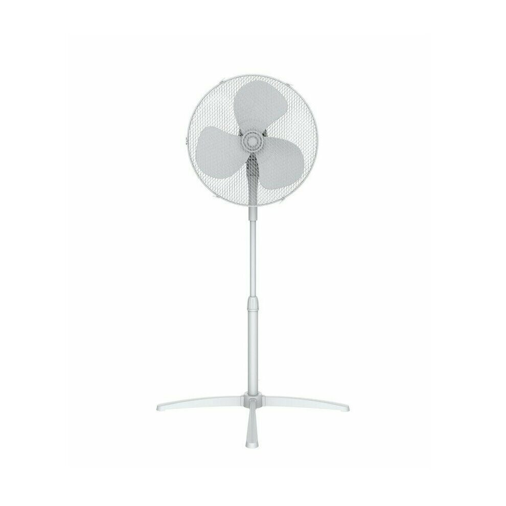 Challenge 16 Inch Pedestal Fan - White