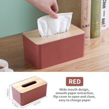 (a-1) Nordic Simple Desktop Tissue Box Storage Home Living Room Restaurant and Tea Table Multifunctional Paper Towel Case Creative