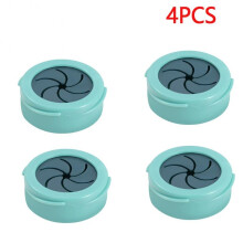 (a-4 Pcs Blue) Universal Towel Rack Punch-free Kitchen Rag Stopper Round Organizer Self-adhesive Bathroom Waterproof Towel Hook Storage Rack