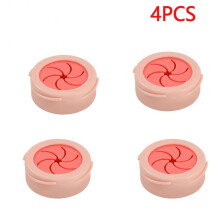 (a-4 PCS Pink) Universal Towel Rack Punch-free Kitchen Rag Stopper Round Organizer Self-adhesive Bathroom Waterproof Towel Hook Storage Rack