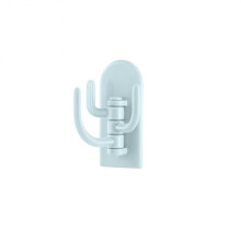 (a-09) 1pc Push-in Tea Towel Holder Handle Hook Self-adhesive Kitchen Cloth Clip Bathroom Wall Rack Washing Cloth Rag Hook