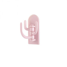 (a-08) 1pc Push-in Tea Towel Holder Handle Hook Self-adhesive Kitchen Cloth Clip Bathroom Wall Rack Washing Cloth Rag Hook