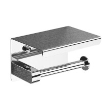 (a-k9 silver-201) 304 Stainless Steel Bathroom toilet paper holder Bathroom Towel holder Wall-mounted Shelf For Bathroom Accessories