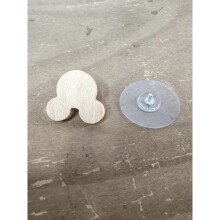 (a-Miki) Wooden Paper Towel Bathroom Tissue Holder Wall Mounted Triangle Toilet Towel Holder