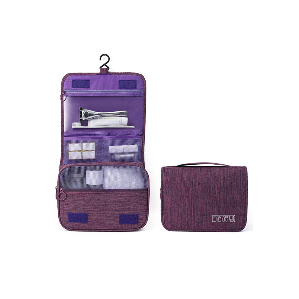 (a-purple) Hanging Travel Big Cosmetic Toiletry Bag Women Men Necessary Make Up Beauty Vanity Cases Organizer Accessory Storage Wash Pouch-image-OPC-PCBYDWJ-NEW